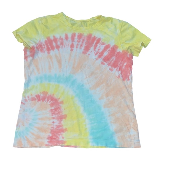ivory ella soft short sleeve tshirt  tie dye pattern - Picture 4 of 6